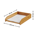 Bamboo Desk Tray for Document Organisation